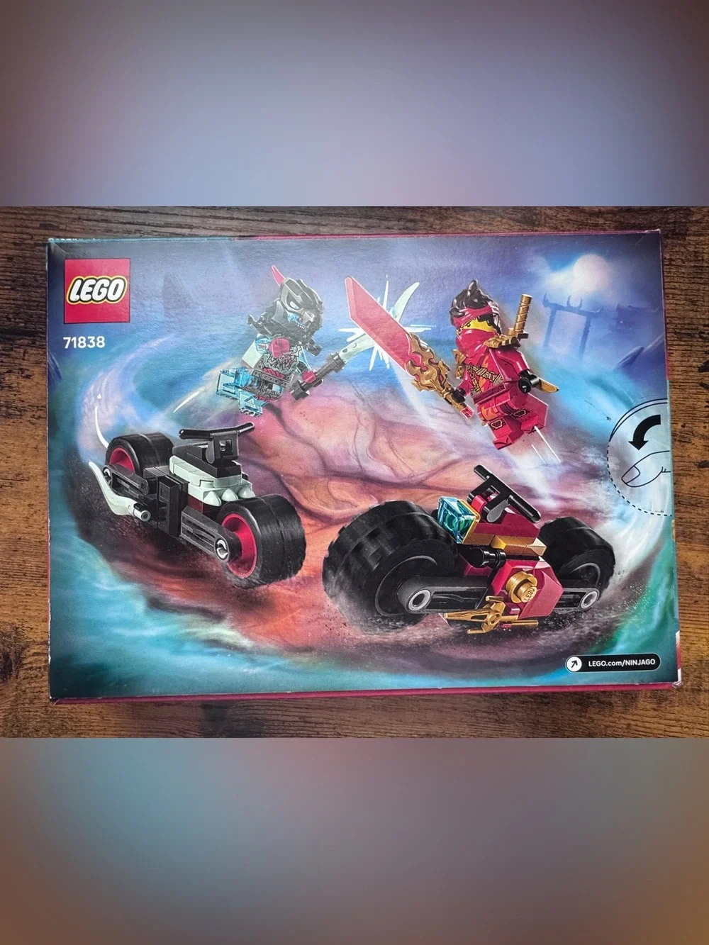NIB-LEGO-Ninjago-Kai’s Motorcycle Speed Race-71838